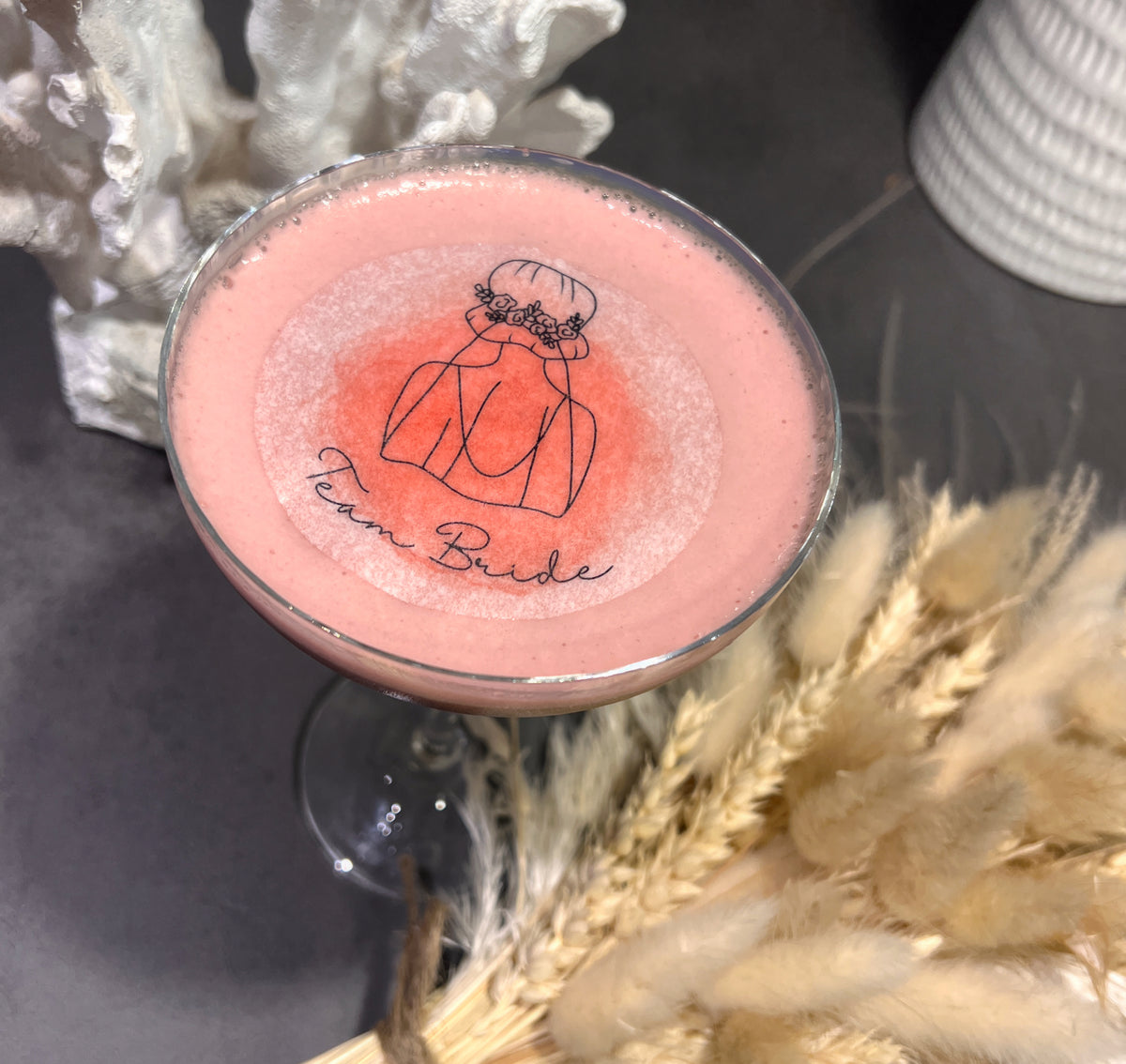 Personalised Edible Drinks Cocktail Toppers, Party Wedding Hen Party Favour  Cake